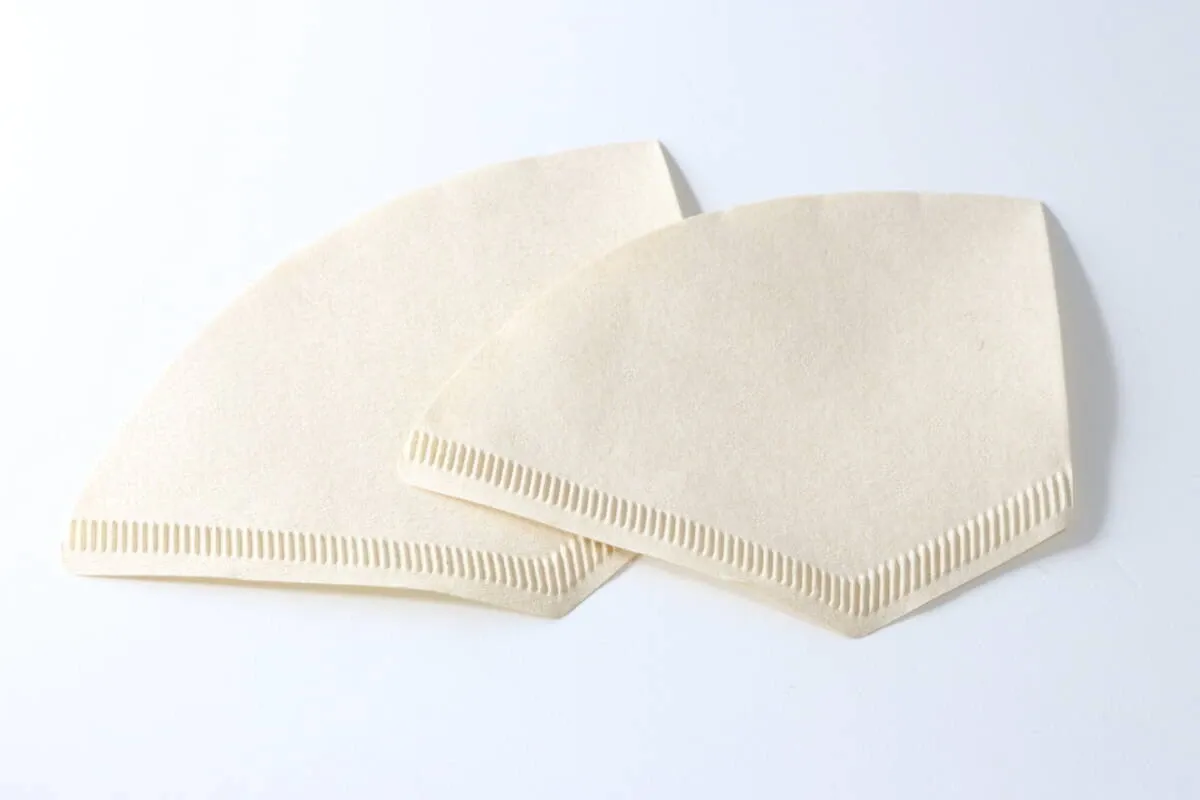 100円ショップ 簡易加湿器 DIY ライフハック セリアの100%バージンパルプのコーヒーフィルター