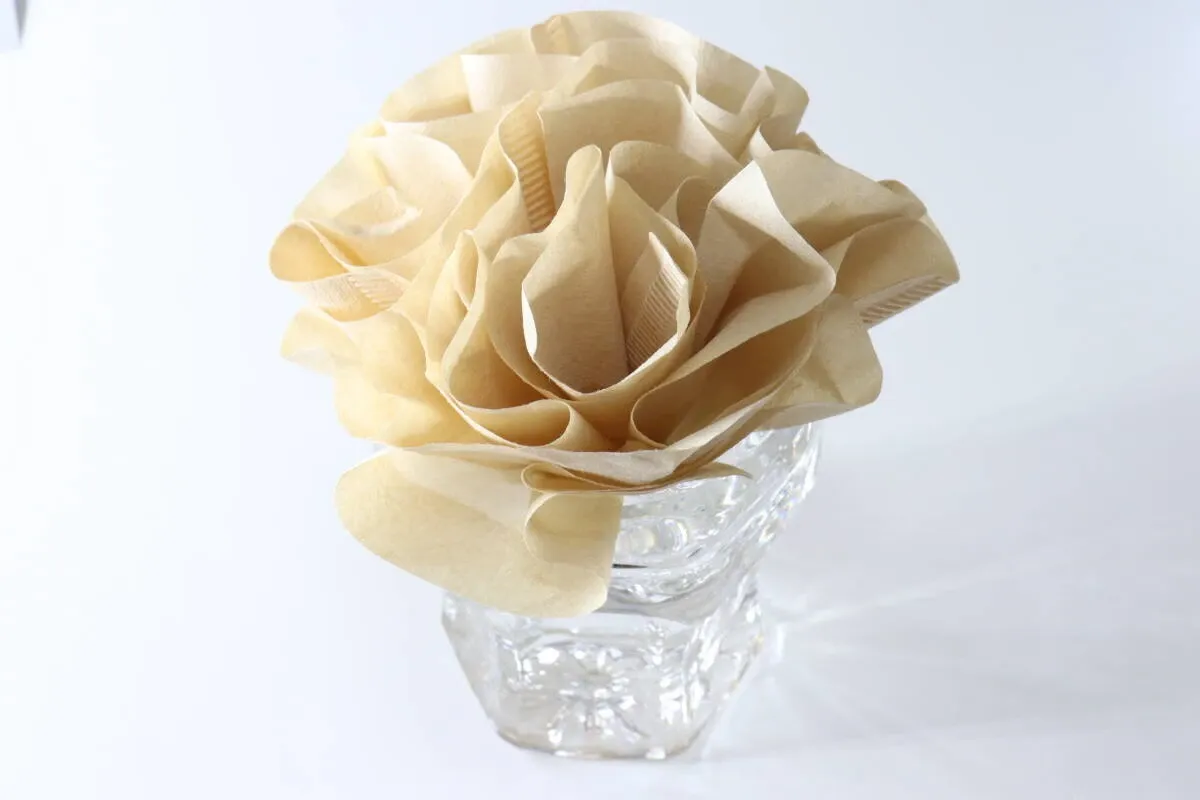 100円ショップ 簡易加湿器 DIY ライフハック コーヒーフィルターで作る簡易加湿器のDIY