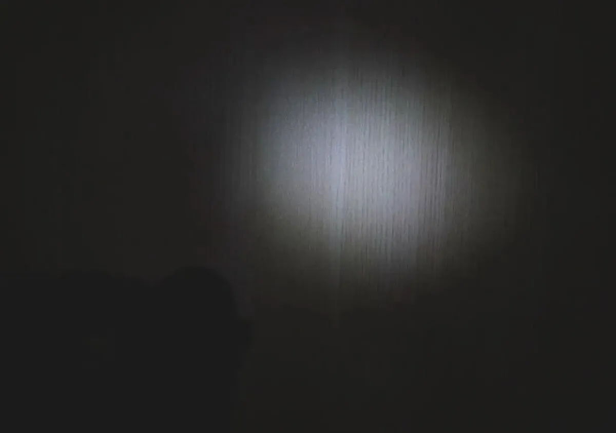 ダイソー　3LED ショートランチャーライト　光量